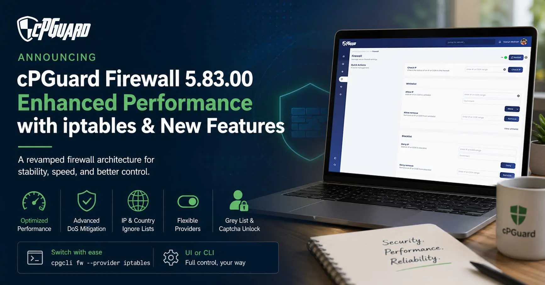 cPGuard Firewall iptables & nftables
